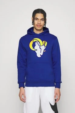 Fanatics Nfl Los Angeles Rams Over Hoodie - Klubbklær - Blue Chip