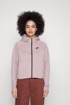 Nike Sportswear Tech Fleece Hoodie - Sweatjakke - Diffused Taupe/Black