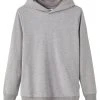 NAME IT Nkmnesweat Hood - Hoodie - Grey Melange -Gant shop d62a8a7899da4044931d04b1c1ad55a9
