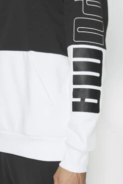 Puma Power Colorblock Hoodie - Hoodie - Black/White -Gant shop d67ea85ed5054221b9f733c53a157fc0 scaled