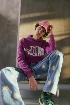 The North Face Standard Hoodie - Hoodie - Purple Cactus Flower
