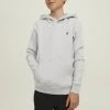 Jack & Jones Junior Jjestar Roof- Hoodie - White Melange -Gant shop d85e7aef461c4282a861dcfcdd9ac528