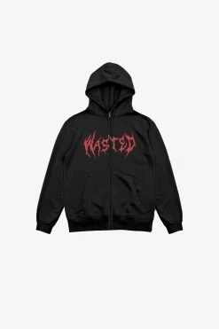WASTED PARIS Hoodie Zip Widow Unisex - Sweatjakke - Black -Gant shop d8fba4b812104aada29cfdd38584d503 scaled