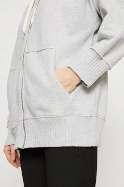Aerie Full Zip Hoodie - Sweatjakke - Medium Heather Gray -Gant shop d94590ef5c5640329ec4aefa137296ec scaled