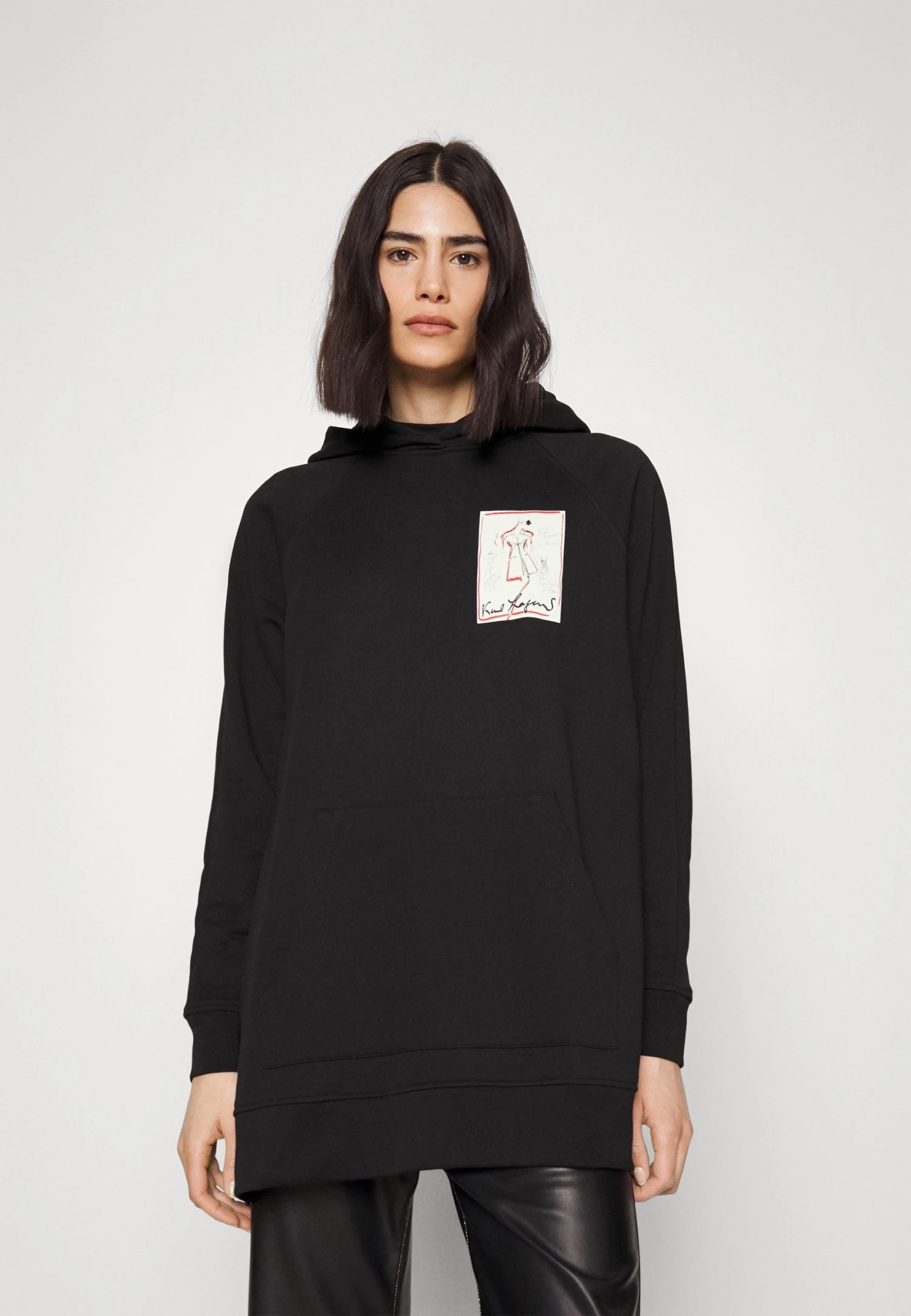 KARL LAGERFELD Karl Series Hoodie - Hoodie - Black 3 KARL LAGERFELD Karl Series Hoodie - Hoodie - Black