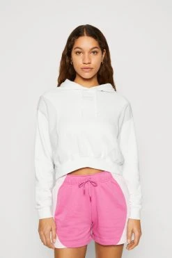 Nike Sportswear Air Mod Crop - Hoodie - Summit White/Photon Dust