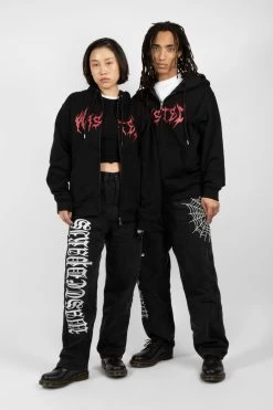 WASTED PARIS Hoodie Zip Widow Unisex - Sweatjakke - Black -Gant shop dbb3cf6b462042dc99896a2685f4258c scaled