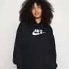 Nike Sportswear Club - Hoodie - Black/White -Gant shop dc0cb1fdfe644e42b20e4beaa0a85e40