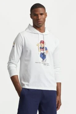 Polo Ralph Lauren Hoodie Long Sleeve - Topper Langermet - Ceramic White