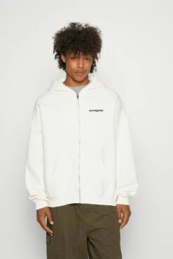 Low Lights Studios Light Zip Hoodie Unisex - Sweatjakke - Ecru