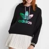 Adidas Originals Adicolor 70S Cropped Hoodie - Sweatshirt - Black -Gant shop dd2bf0dfc87a4605b2bcf90bcdbdcd55