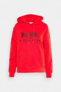 Coach Evergreen Horse And Carriage Hoodie - Hoodie - Sport Red -Gant shop dd514e6cd70a46cd841ac125e448930f scaled