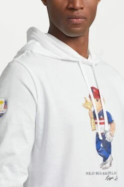 Polo Ralph Lauren Hoodie Long Sleeve - Topper Langermet - Ceramic White -Gant shop dde7f88b102d4b098069c68195a18574 scaled