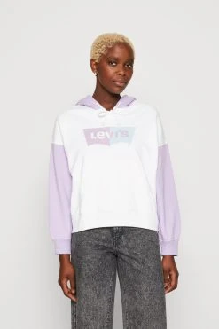 Levi's Authentic Hoodie - Sweatshirt - Weiß/Flieder