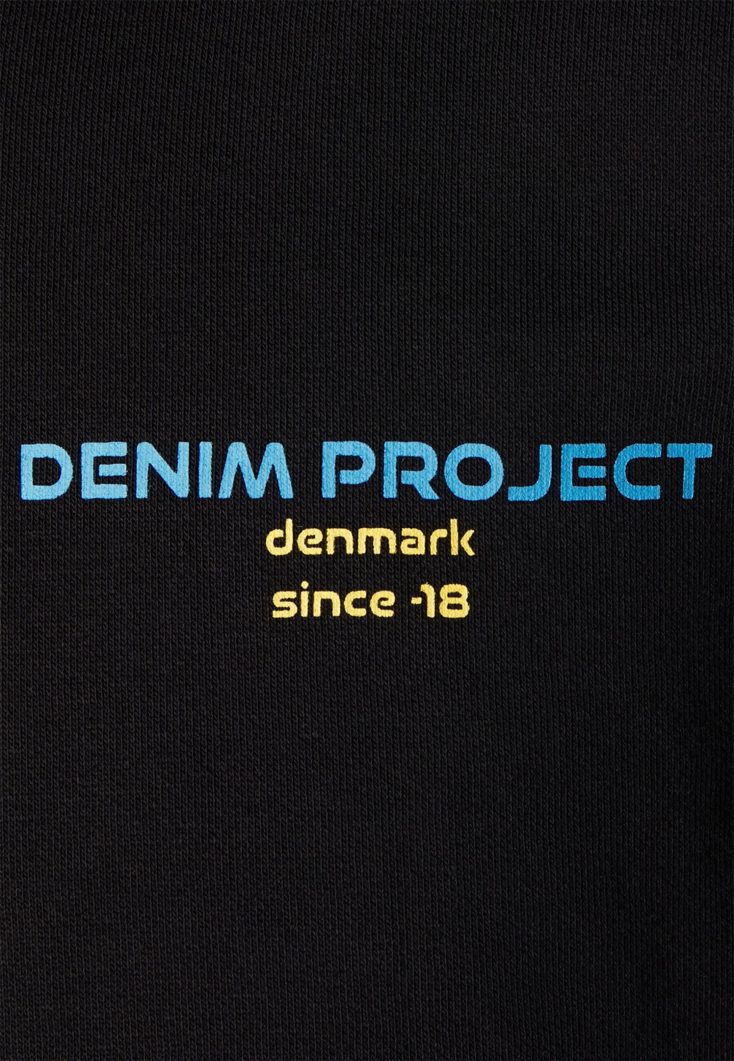 Denim Project Dplogo Color Details Hoodie Unisex - Sweatshirt - Black 5 Denim Project Dplogo Color Details Hoodie Unisex - Sweatshirt - Black - Bilde 3