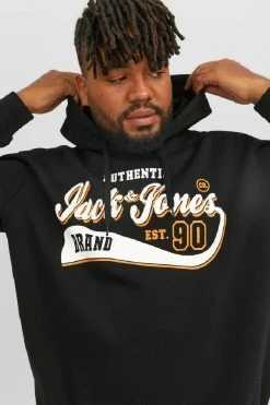Jack & Jones JjelogoCol Noos Pls - Hoodie - Black -Gant shop dfab1d2f7c3147d98be1dae28fb86e5d