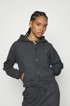 GUESS Originals Go Sophie Classic Logo Hoodie - Sweatjakke - Jet Black