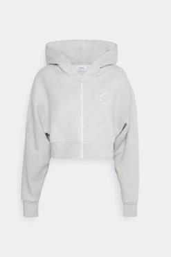 7 Days Active Cropped Hoodie - Sweatjakke - Grey -Gant shop e0920814fbf74635b9960de3631cec1a scaled