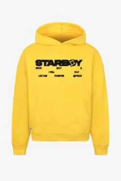 Pequs Starboy Logo Hoodie Unisex - Sweatshirt - Yellow -Gant shop e09a4446c047410a98ab52f56710adeb scaled