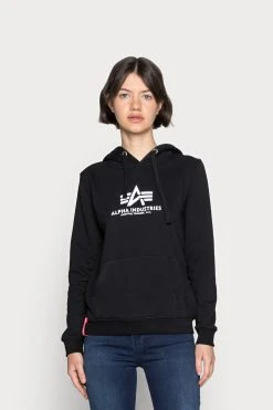 Alpha Industries New Basic Hoody - Hoodie - Black