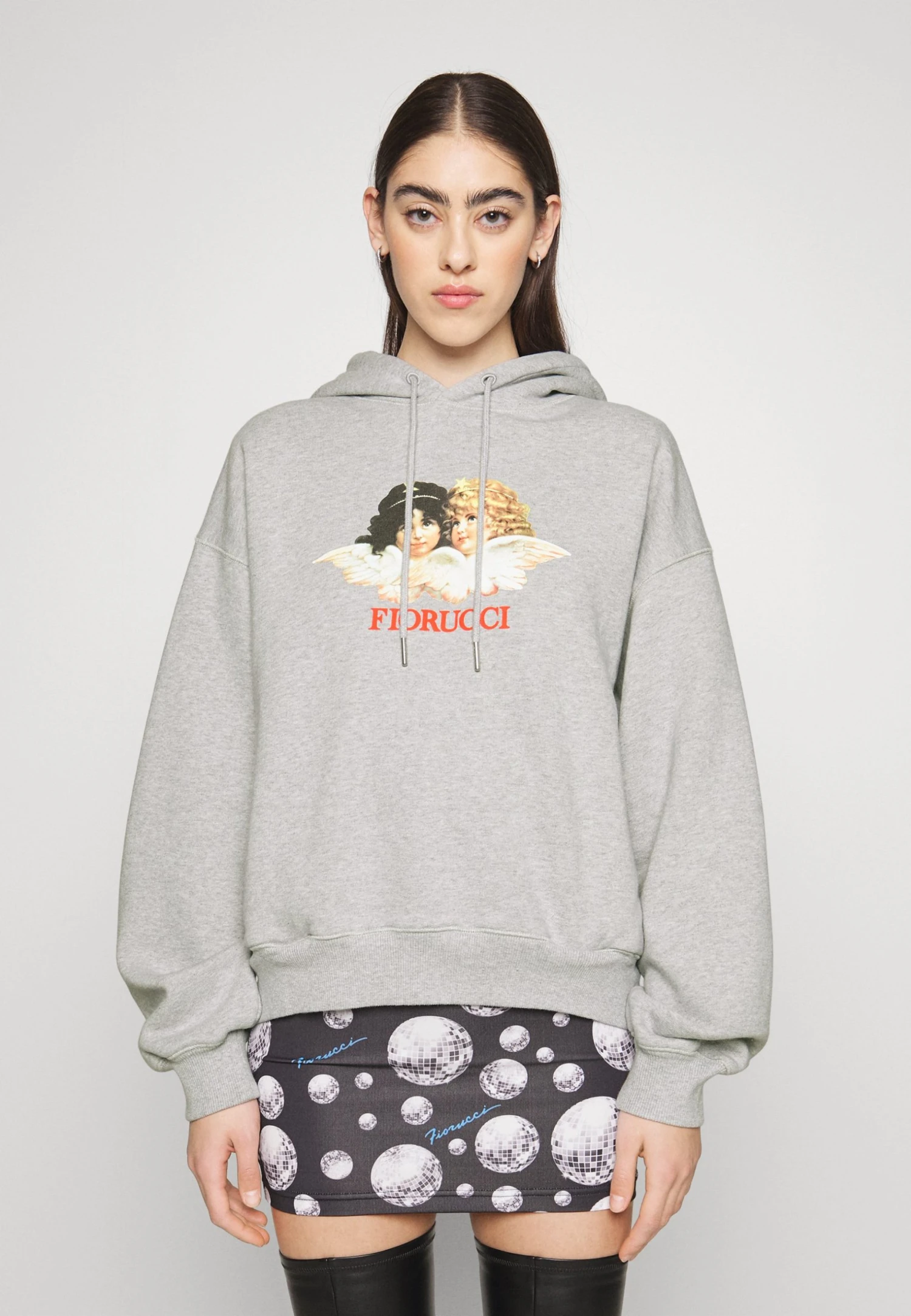 FIORUCCI Oversized Hoodie - Sweatshirt - Grey 3 FIORUCCI Oversized Hoodie - Sweatshirt - Grey