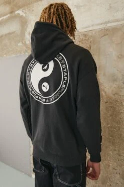 Puma Staple Graphic Hoodie - Sweatshirt - Black