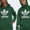 Adidas Originals Trefoil Junior Unisex - Hoodie - Dark Green -Gant shop e268cdab62924da4ae67974f52f02abf