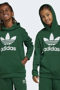 Adidas Originals Trefoil Junior Unisex - Hoodie - Dark Green