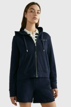 Tommy Hilfiger 1985 Mini Zip Hoodie - Sweatjakke - Marine