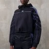 Adidas Originals Archive Cutline Cropped Hoodie - Sweatshirt - Black