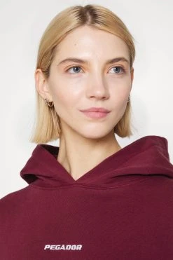 Pegador Clarita Logo Oversized Hoodie - Sweatshirt - Washed Future Red -Gant shop e748bc20490b4c6aa0e3b6b39e6aa15f scaled