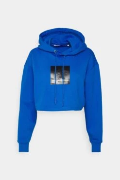 Karl Lagerfeld Jeans Cropped Hoodie - Sweatshirt - Blue 14 Karl Lagerfeld Jeans Cropped Hoodie - Sweatshirt - Blue -Gant shop e7e11deb33e94e9e94875d0b7a5b413c scaled