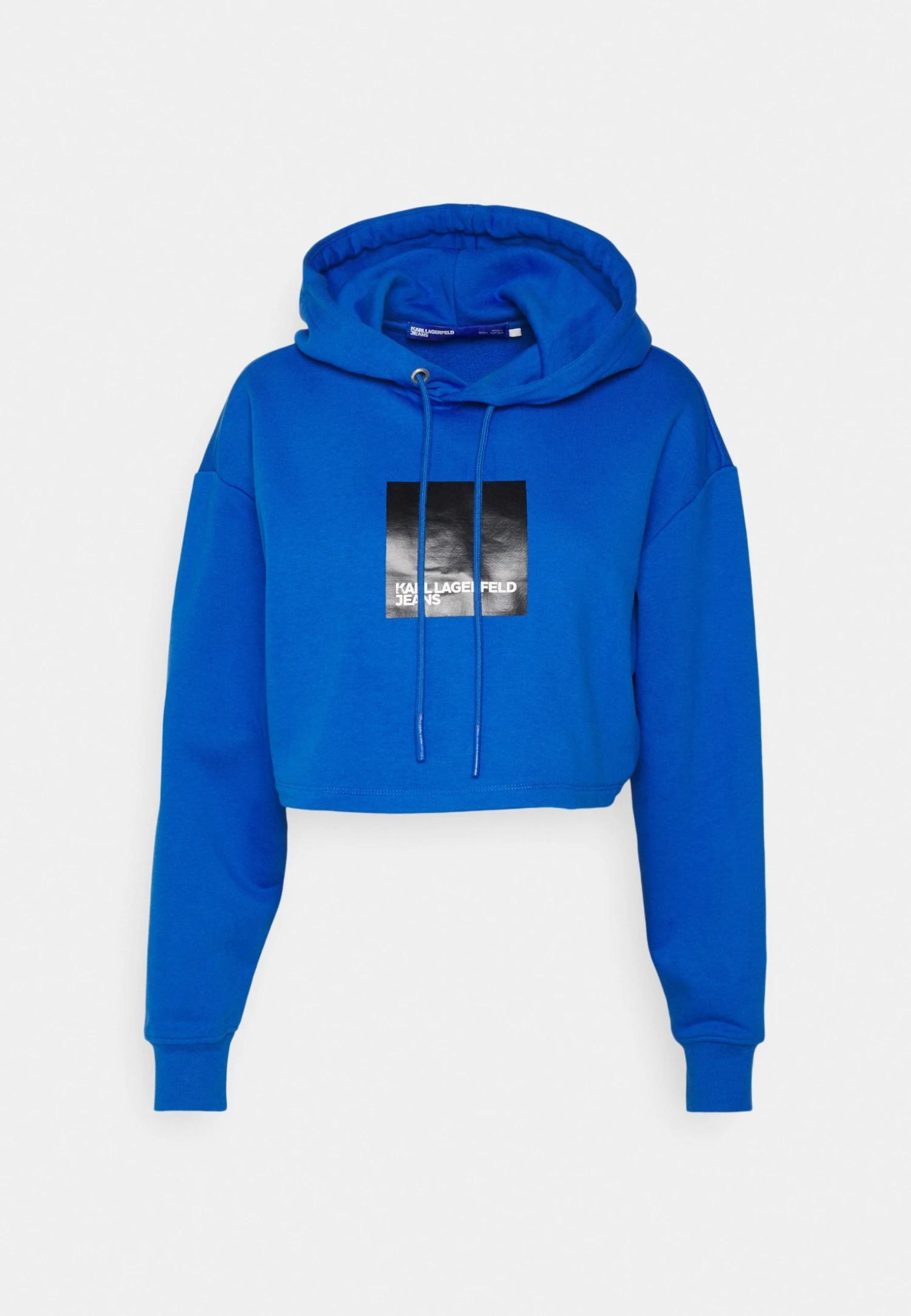 Karl Lagerfeld Jeans Cropped Hoodie - Sweatshirt - Blue 8 Karl Lagerfeld Jeans Cropped Hoodie - Sweatshirt - Blue - Bilde 6