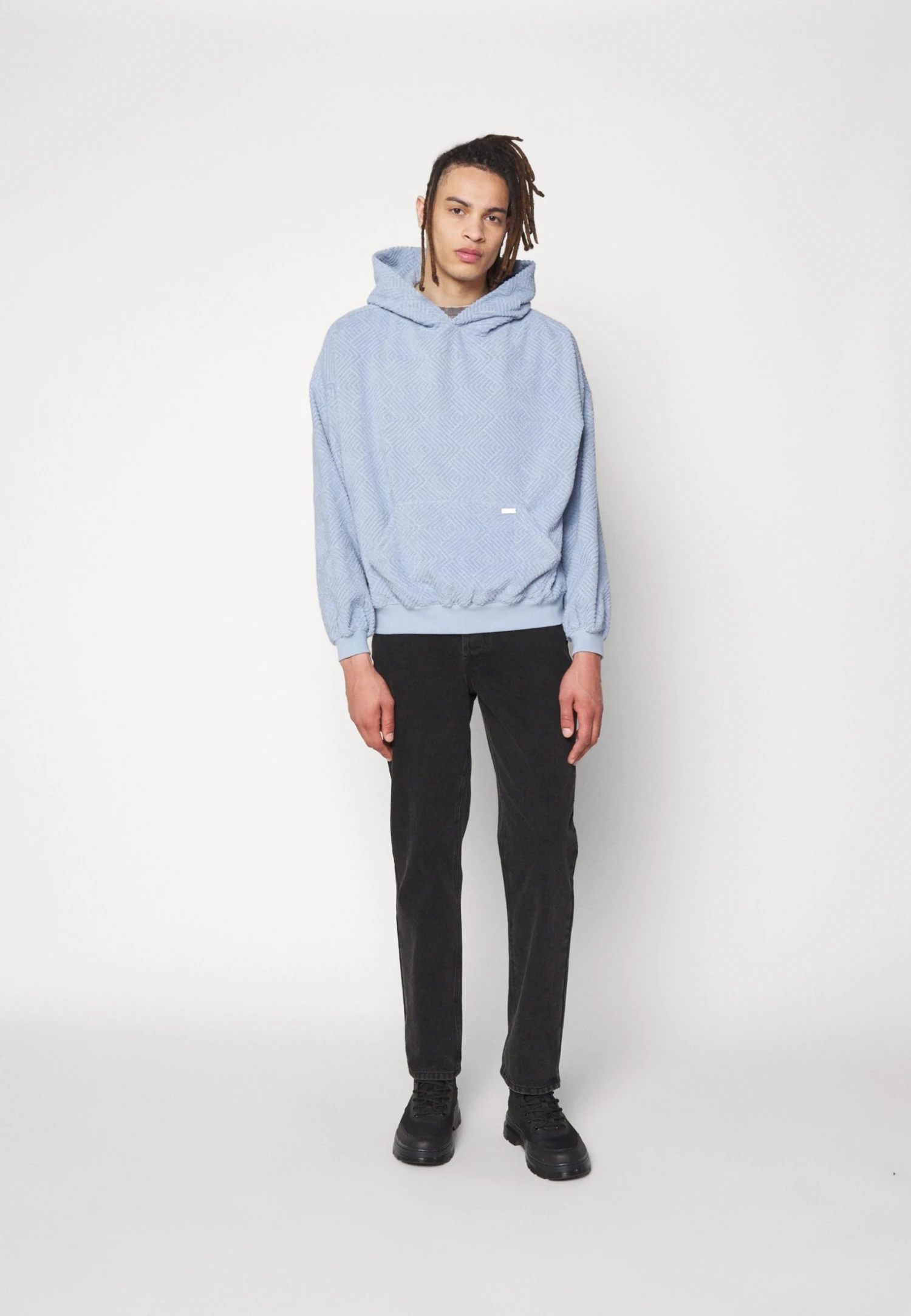 WRSTBHVR Fred Hoodie Unisex - Hoodie - Subdued Blue 7 WRSTBHVR Fred Hoodie Unisex - Hoodie - Subdued Blue - Bilde 5