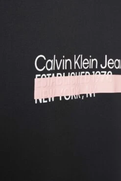 Calvin Klein Jeans Layered Address Hoodie - Sweatshirt - Black -Gant shop e916e9b453b14a28ae808049e522d204 scaled