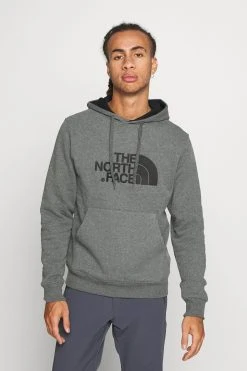 The North Face Drew Peak Hoodie - Hoodie - Medium Grey Heather/Black