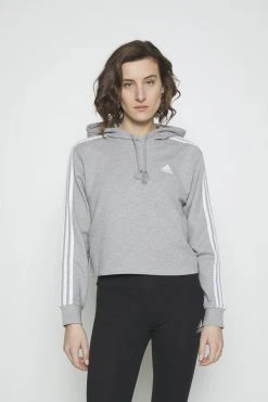 Adidas Sportswear Hoodie - Medium Grey Heather/White