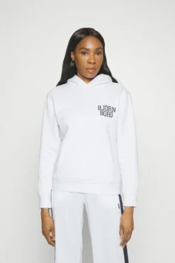 BJØRN BORG Essential Hoodie - Hoodie - Brilliant White
