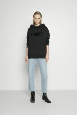 Alternative view of MICHAEL Michael Kors Empire Clasic- Hoodie - Black