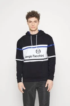 Sergio Tacchini Deanna Hoodie - Hoodie - Black/White/Sodalite Blue