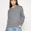 Noisy May Nmship Hoodie - Strikkegenser - Mottled Grey -Gant shop ebf08775ddfa44e5bdfc37ffa53569fb