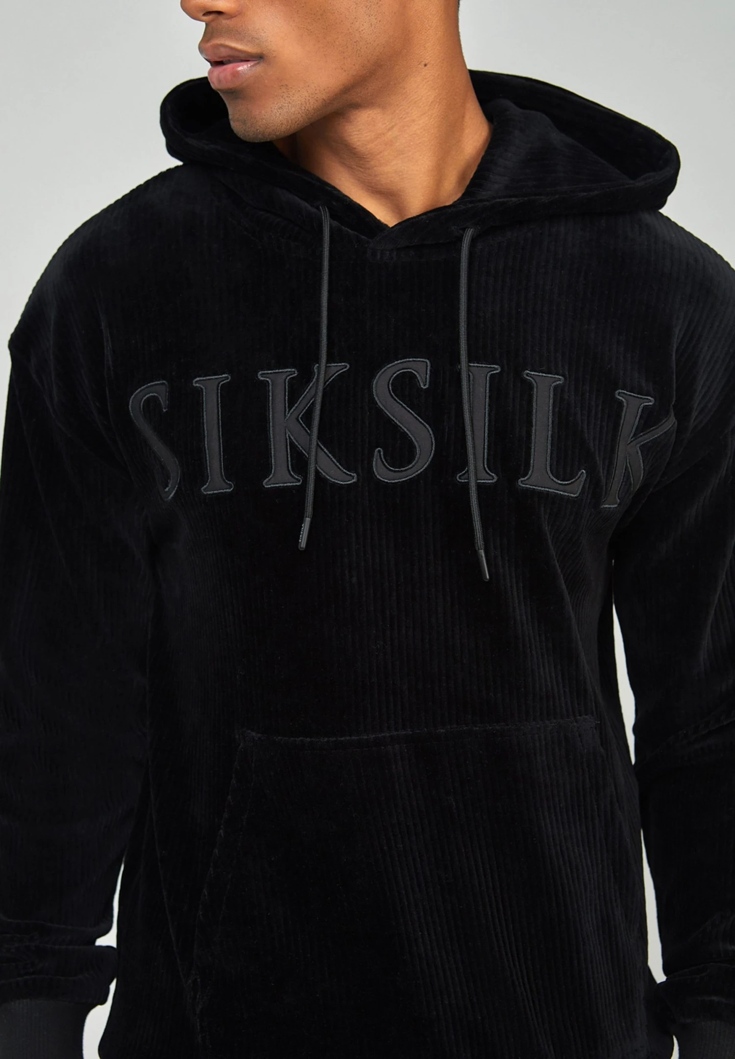 SikSilk Applique - Hoodie - Black 6 SikSilk Applique - Hoodie - Black - Bilde 4