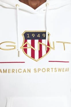 Gant Archive Shield Hoodie - Hoodie - Eggshell -Gant shop eea81537852a42e8a20e19f04cff4da5 scaled