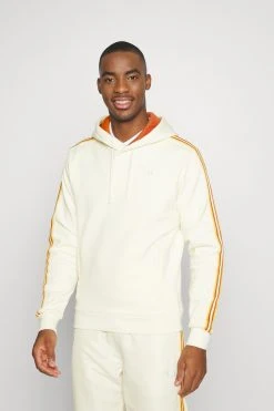 Sergio Tacchini Nostello Hoodie - Hoodie - Buttercream/Bombay Brown