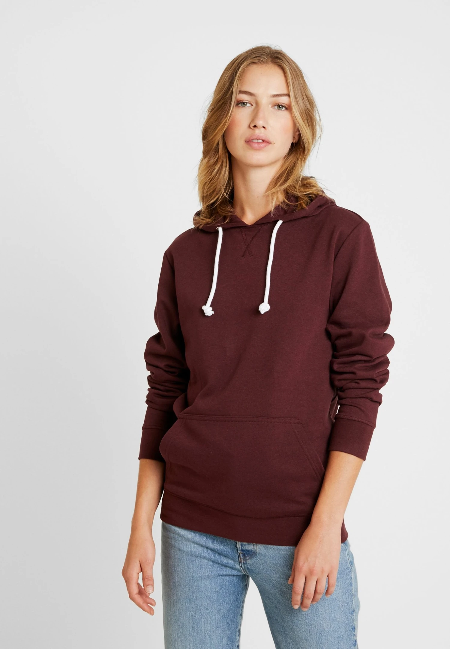Pier One Hoodie - Bordeaux Melange 6 Pier One Hoodie - Bordeaux Melange - Bilde 4
