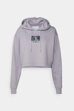Calvin Klein Jeans Printed Box Cropped Hoodie - Hoodie - Lavender Aura -Gant shop f040d1dc165443abb7cbae5bee74a972 scaled