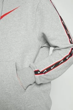 Nike Sportswear Repeat- Hoodie - Dk Grey Heather/Lt Crimson -Gant shop f15866cfa40340b88569066ac0bc20e4 scaled