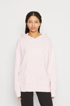 Adidas Sportswear Relaxed Hoodie With Healing Crystals Inspired Graphics - Sweatshirt - Clear Pink/Silver Dawn