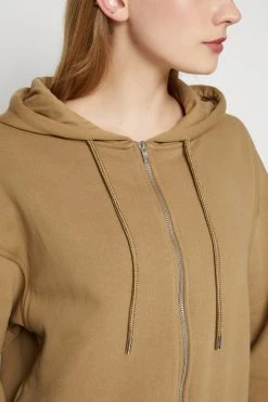 Gina Tricot Oversized Zip Hoodie - Sweatjakke - Lead Gray -Gant shop f1a3c11515c548f6972187dd128e2162 scaled