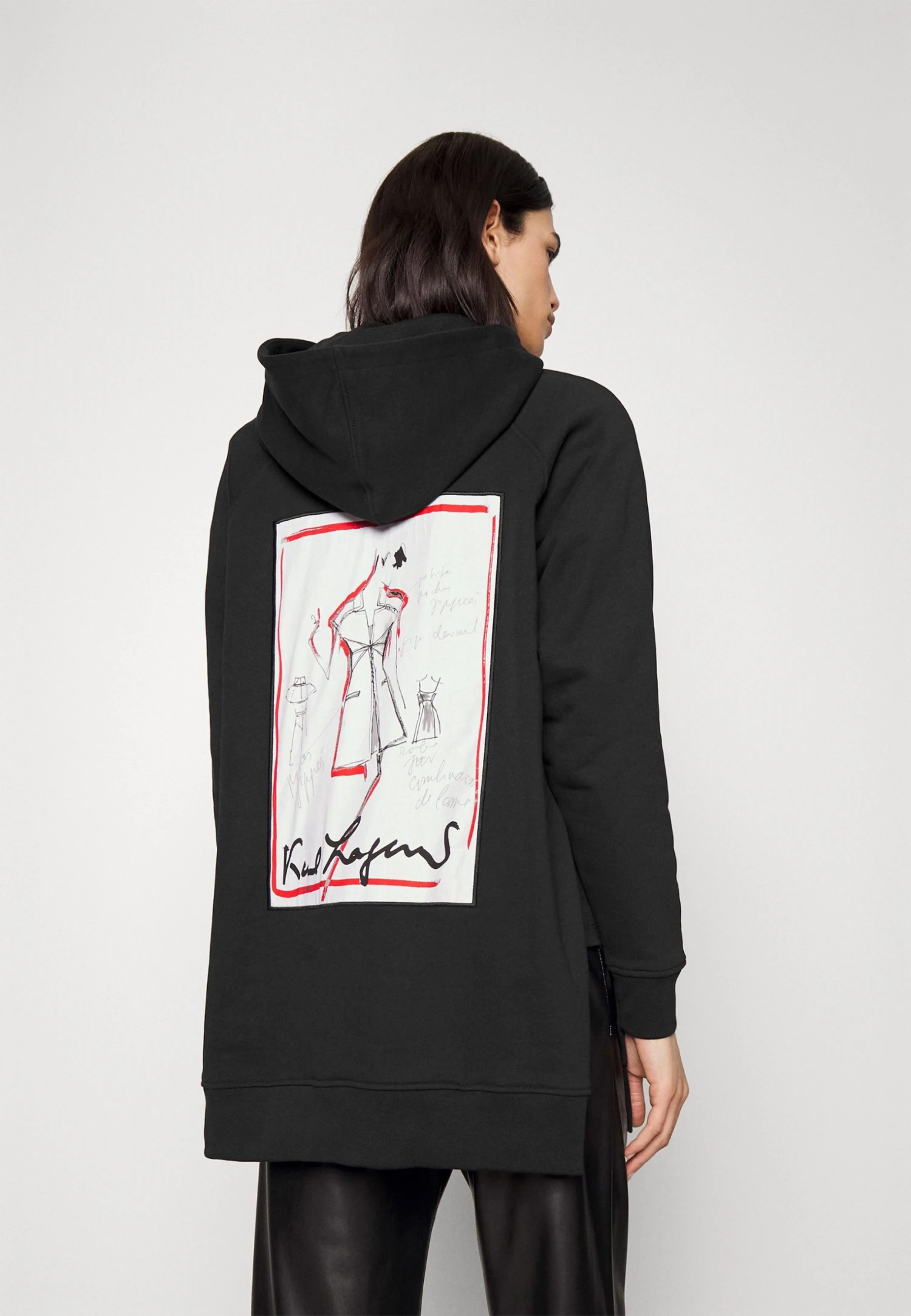 KARL LAGERFELD Karl Series Hoodie - Hoodie - Black 5 KARL LAGERFELD Karl Series Hoodie - Hoodie - Black - Bilde 3